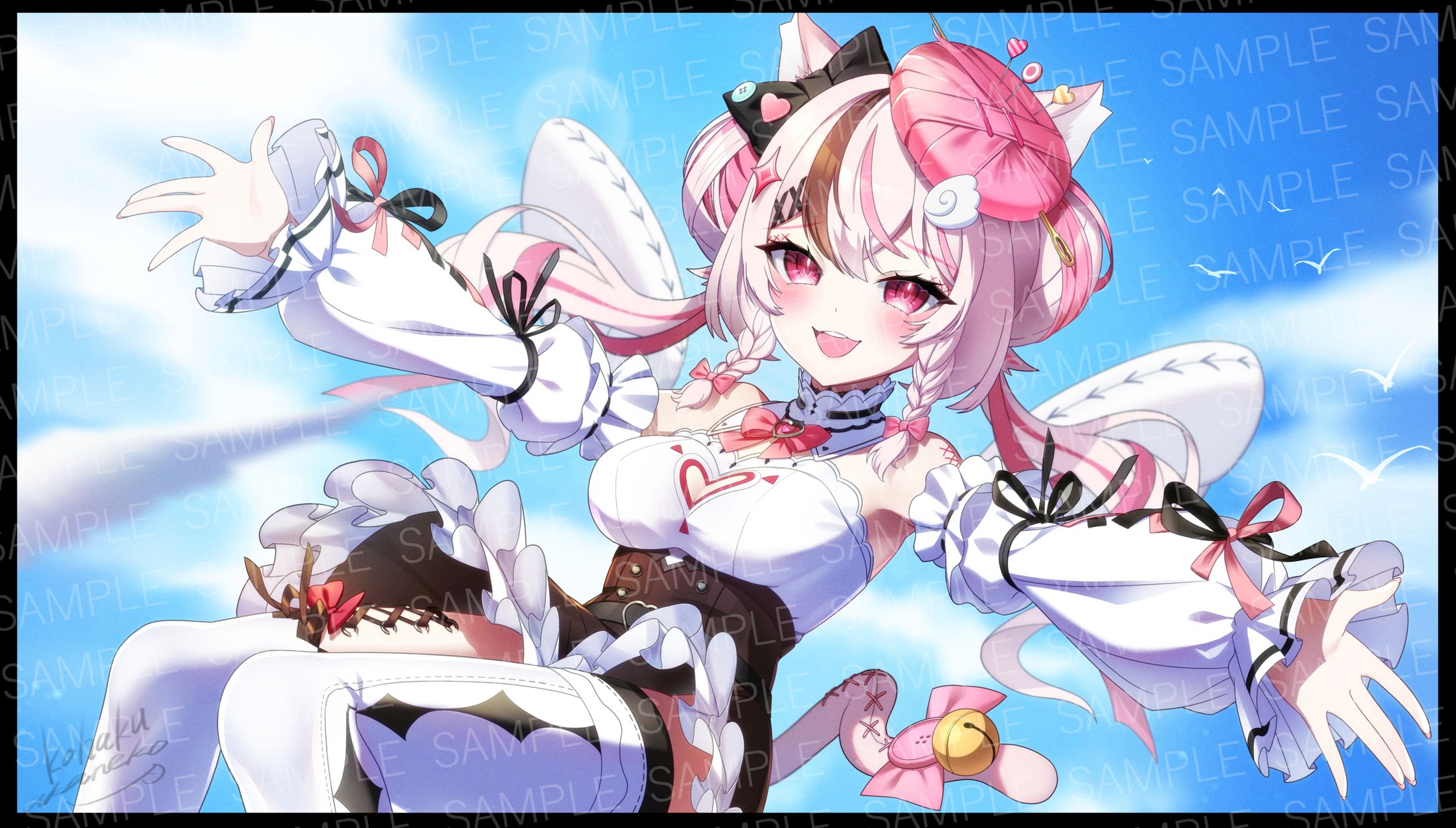 心羽白 ぬいの様 歌みたイラスト-1