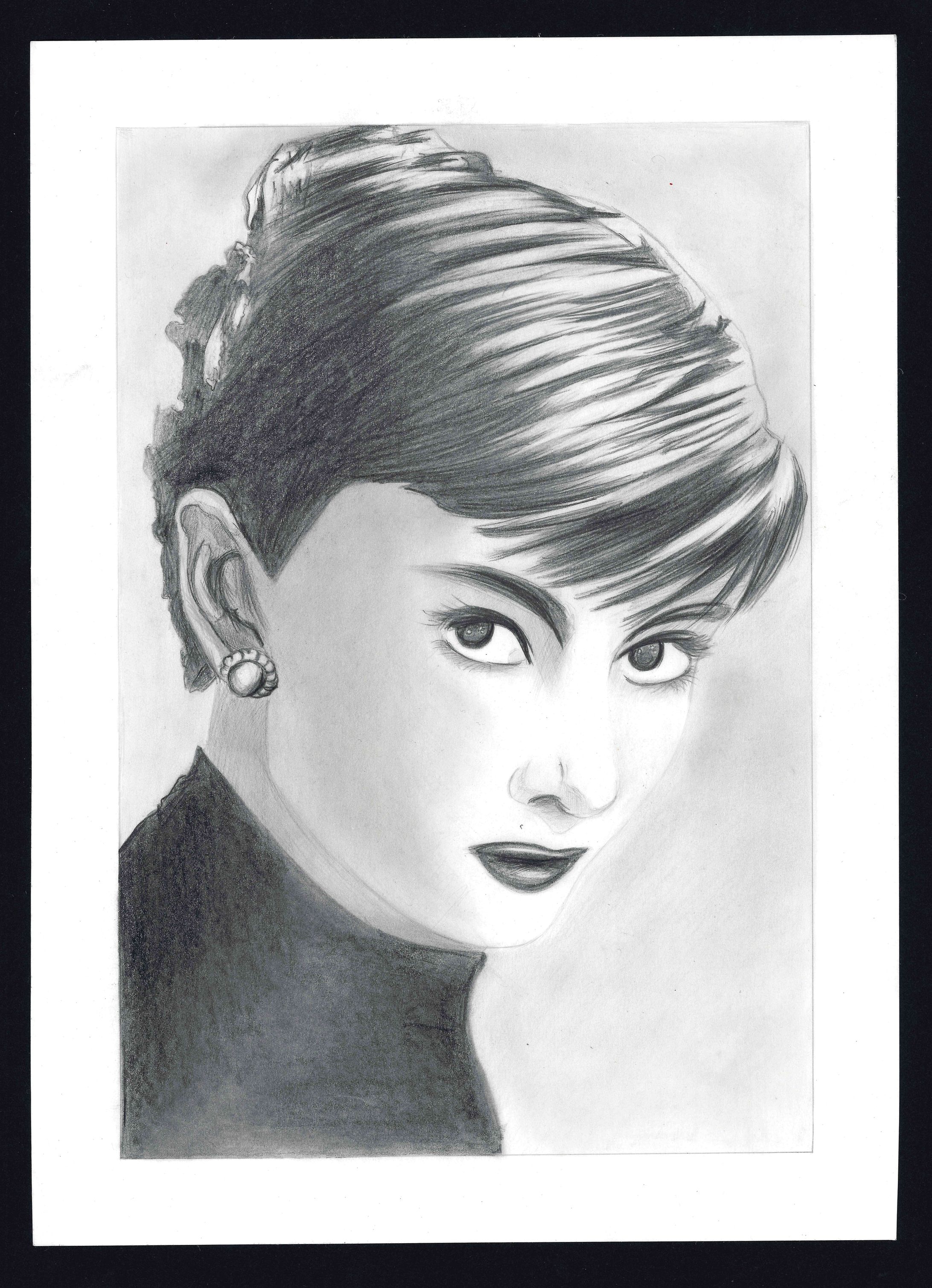 写真模写　鉛筆のみ使用-1