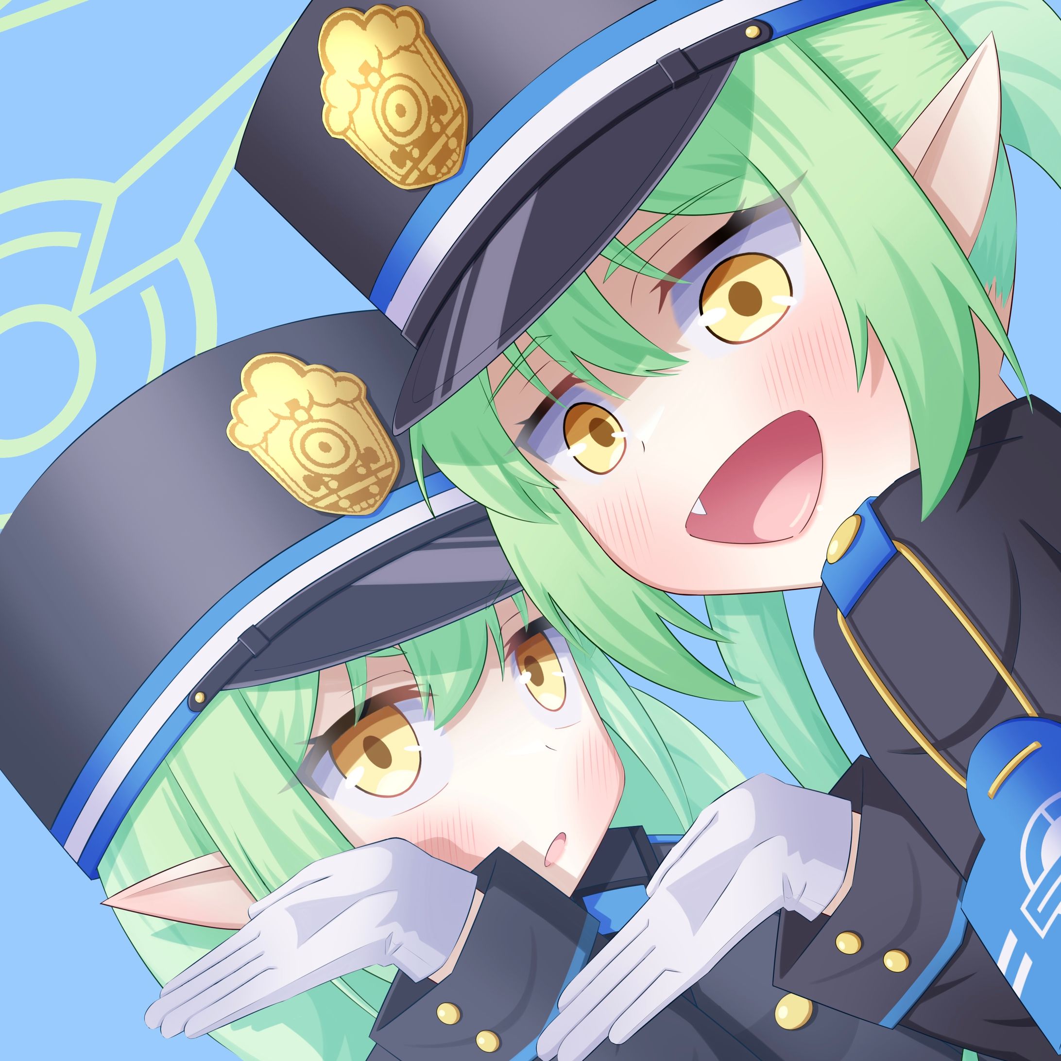 ブルアカ　シュポガキ(ノゾミ&ヒカリ)-1