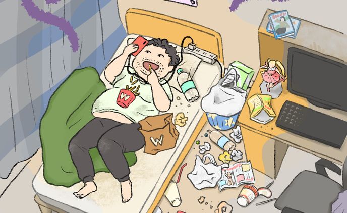 男性、アニメ