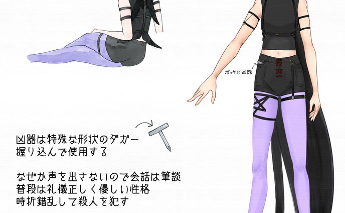 デザイン背景、キャラクターデザイン