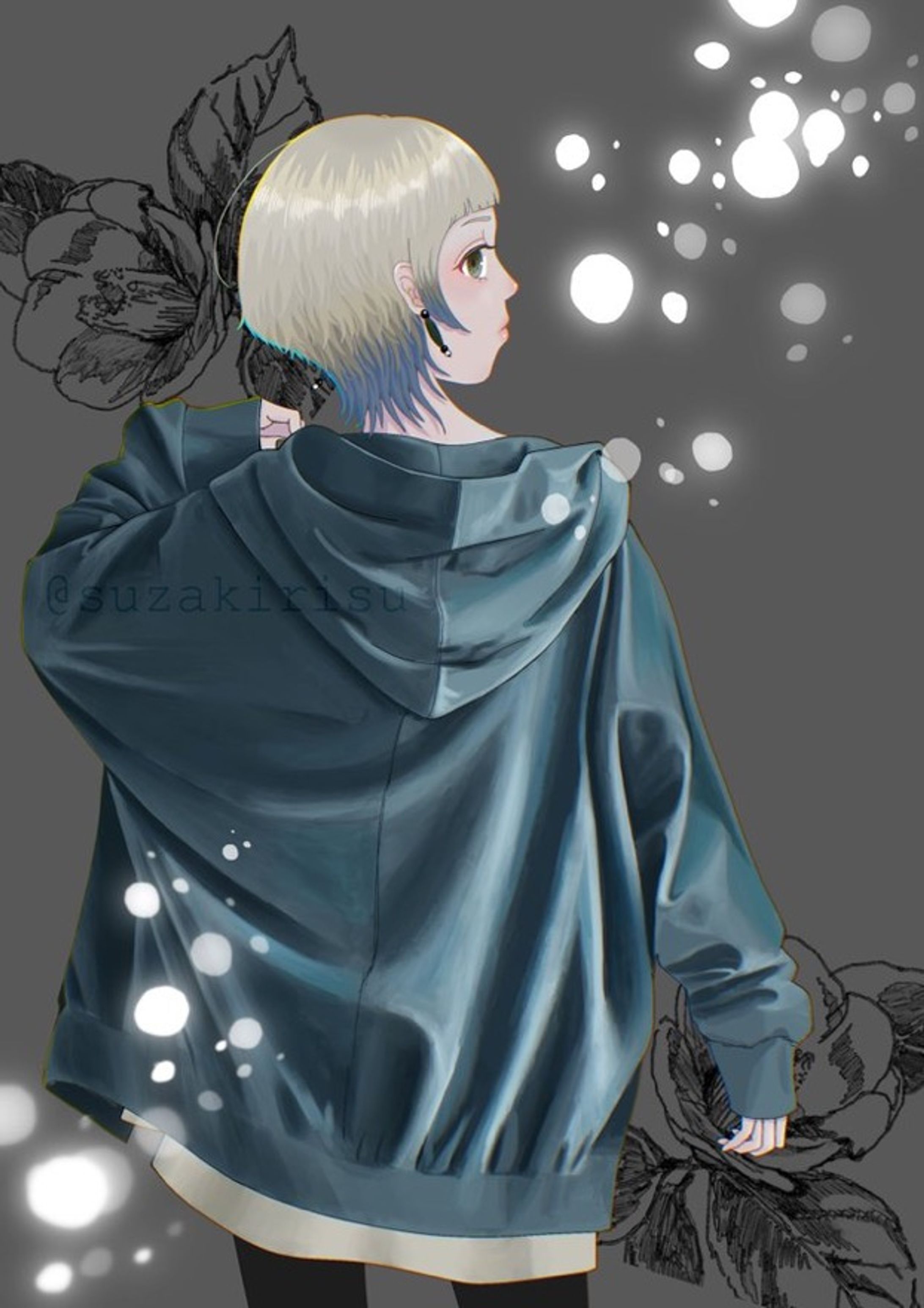 パーカー女子-1