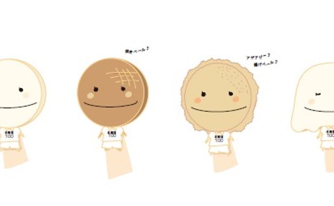 キャラデザイン　カマンベールチーズ