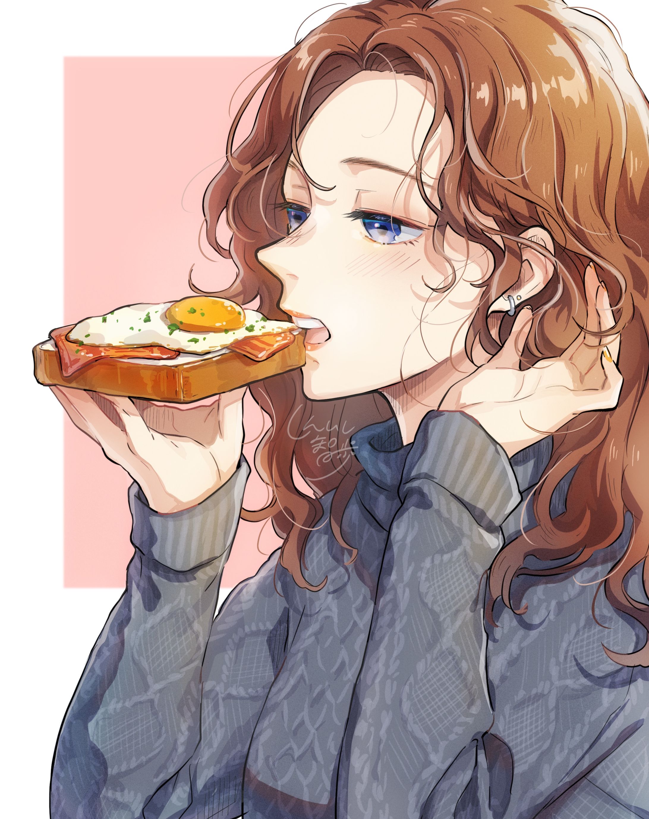 トーストを食べる-1