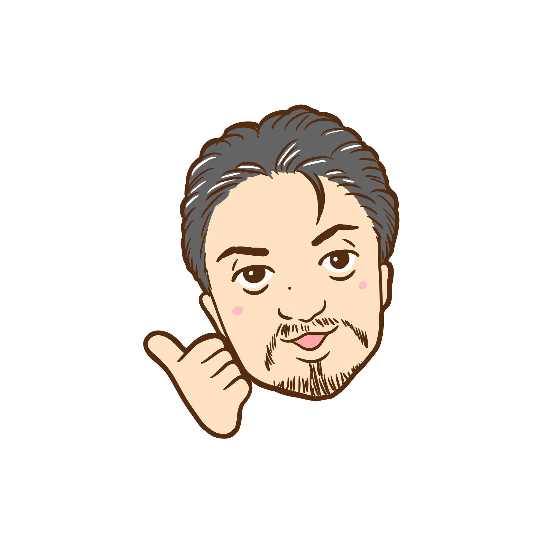 【似顔絵】男性-1