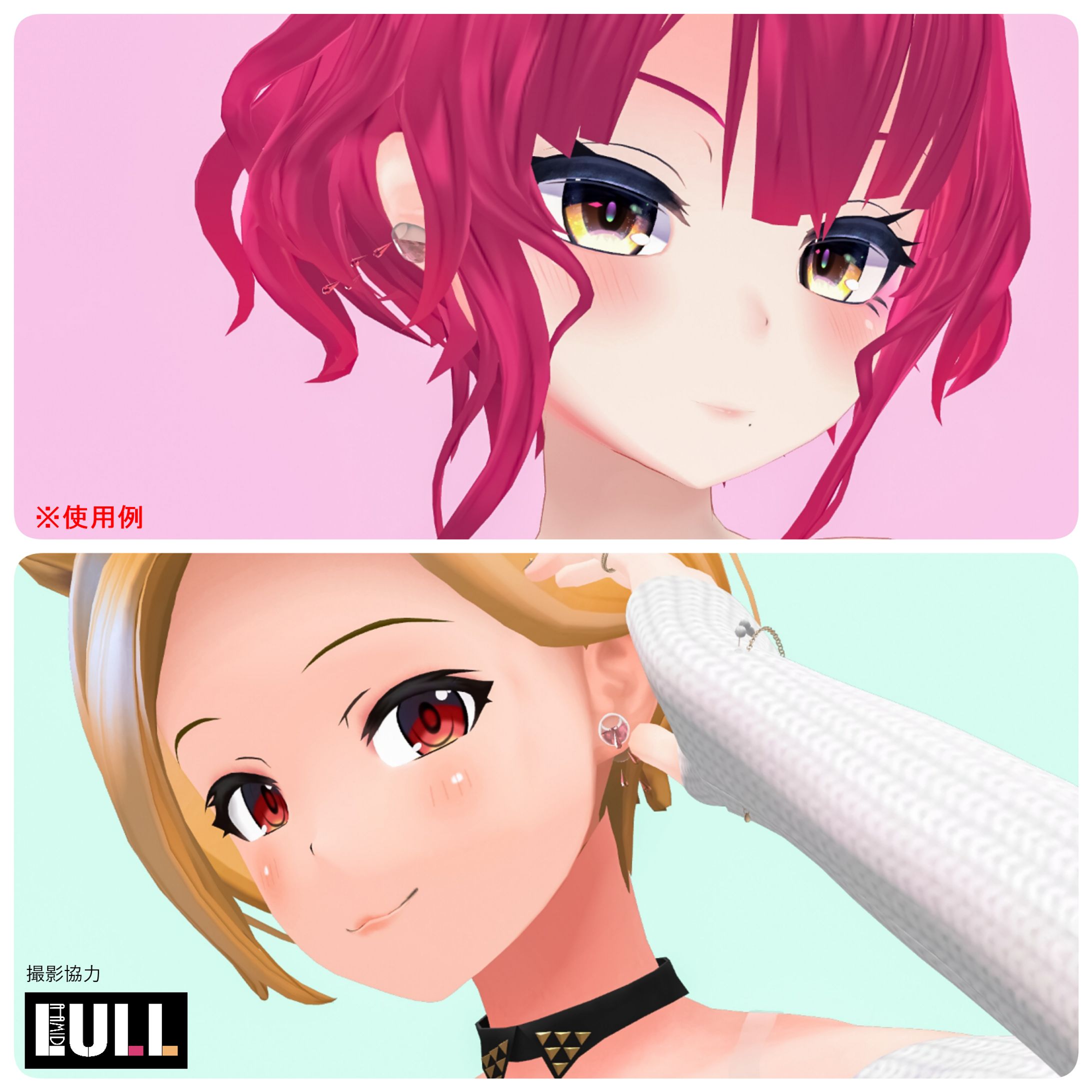 【モデル】WineDrops ワインの雫ピアス-1