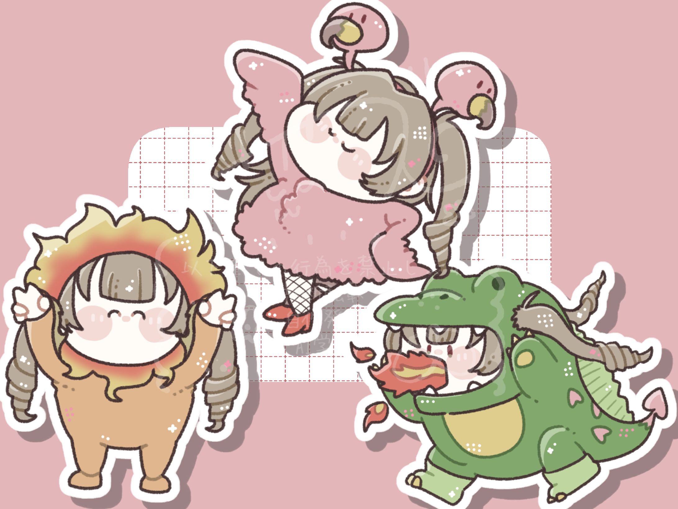 【ご依頼】SDイラスト/くるみ様-1