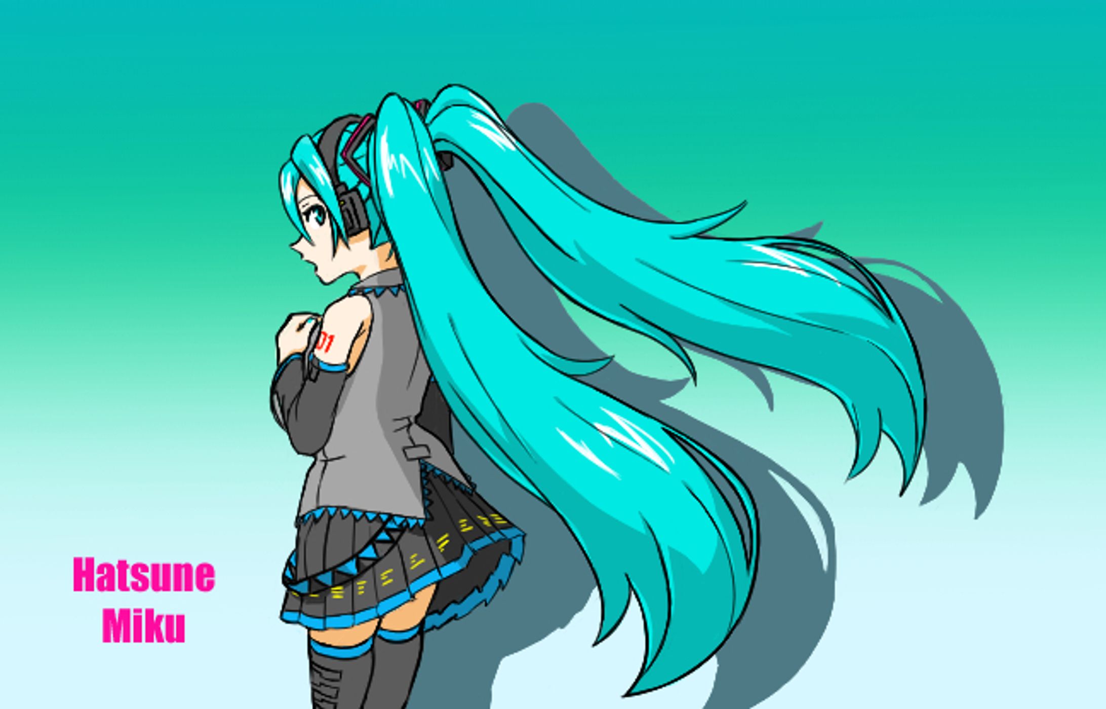 二次創作　音声ソフト「ボーカロイド　初音ミク」-1