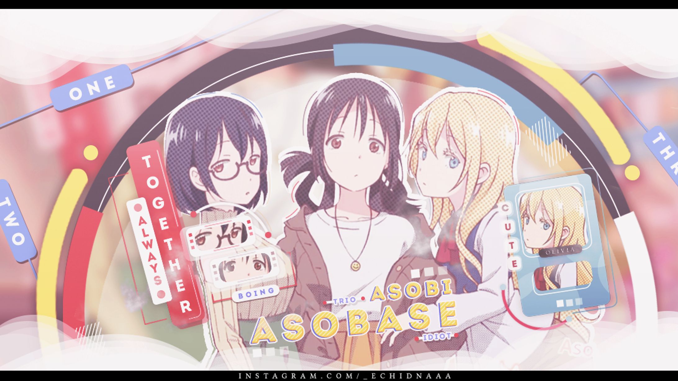 Asobi Asobase - Anime Design-1