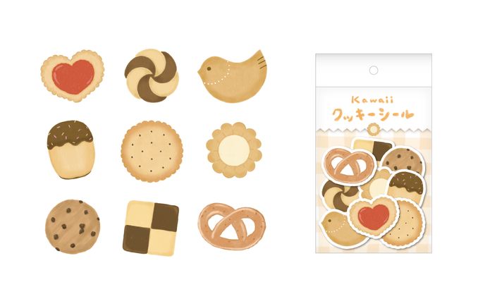 クッキー／お菓子イラスト