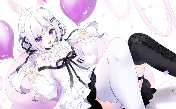【FA】梅花まい 初配信応援イラスト