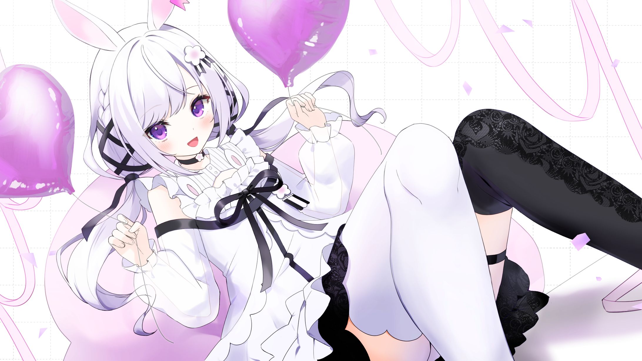 【FA】梅花まい 初配信応援イラスト-1