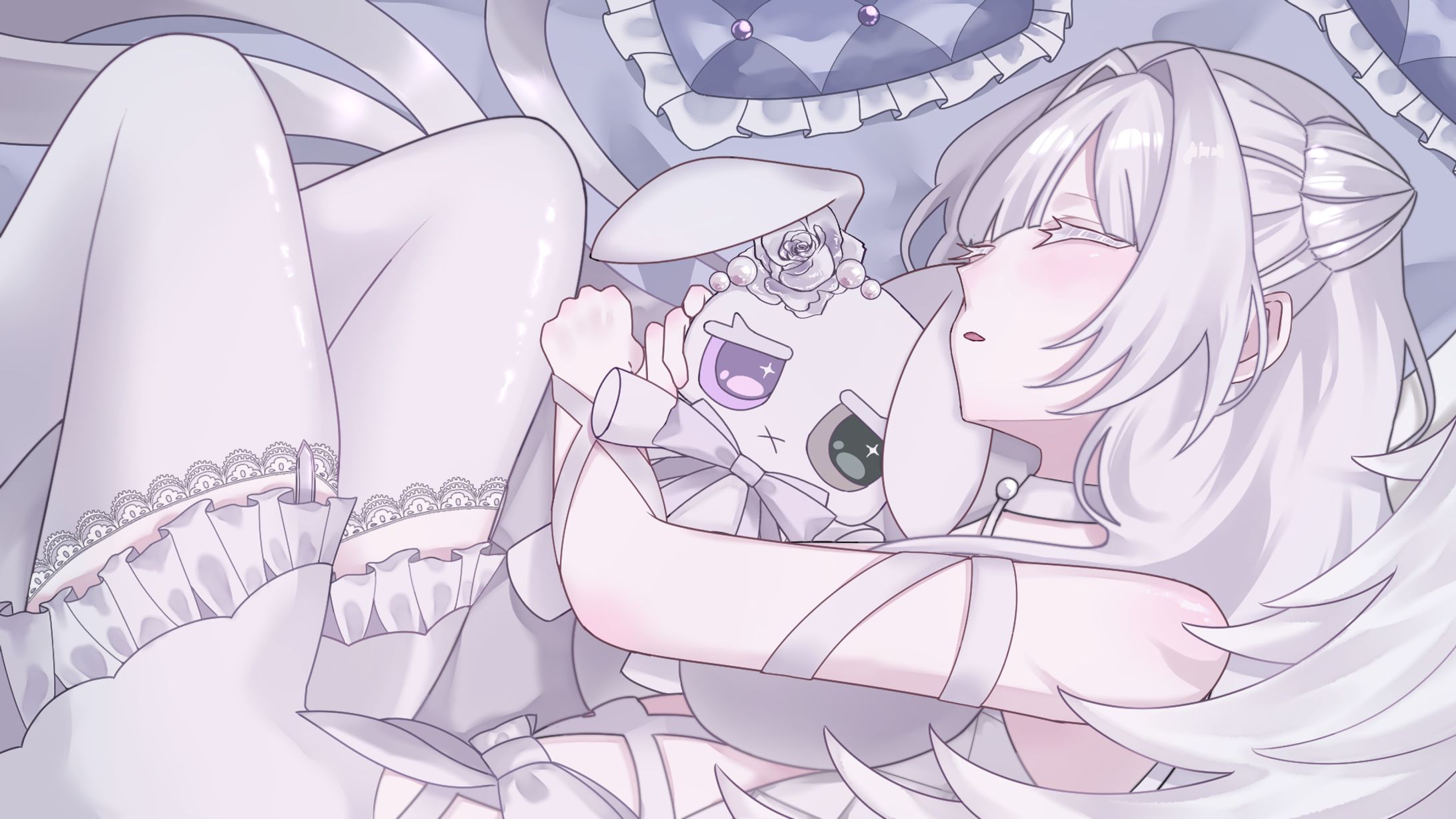 ねむりねむ様 配信待機画面用イラスト-1