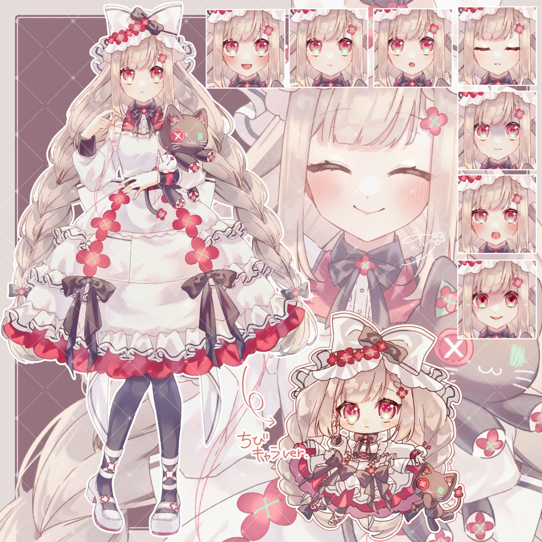 販売用オリジナルキャラクターデザインイラスト-1