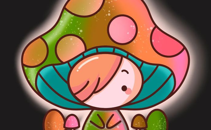 デジタルイラスト、シンプルイラスト