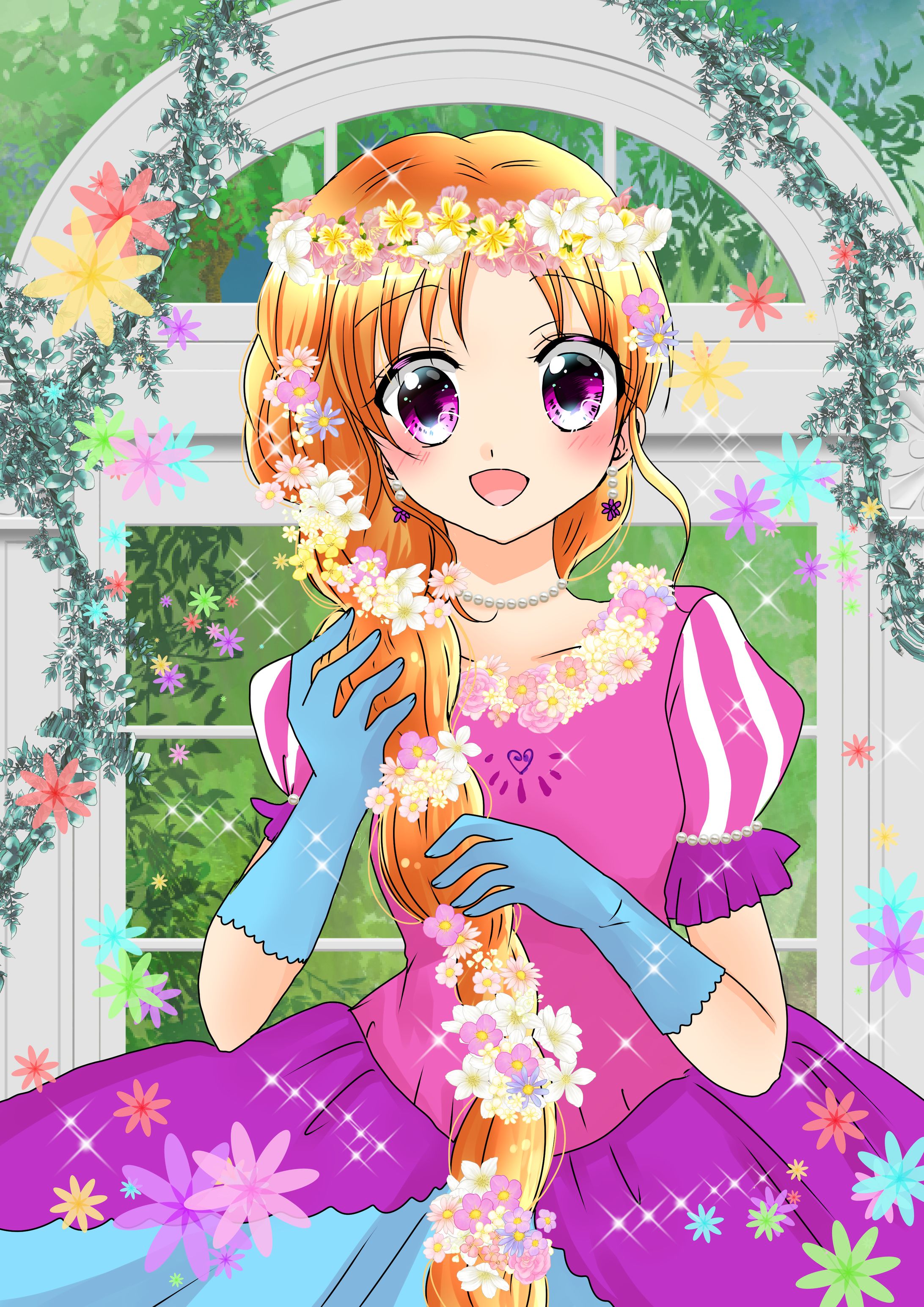 ラプンツェルイラスト-1