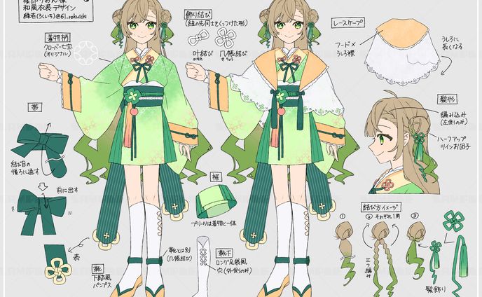 和風衣装デザイン