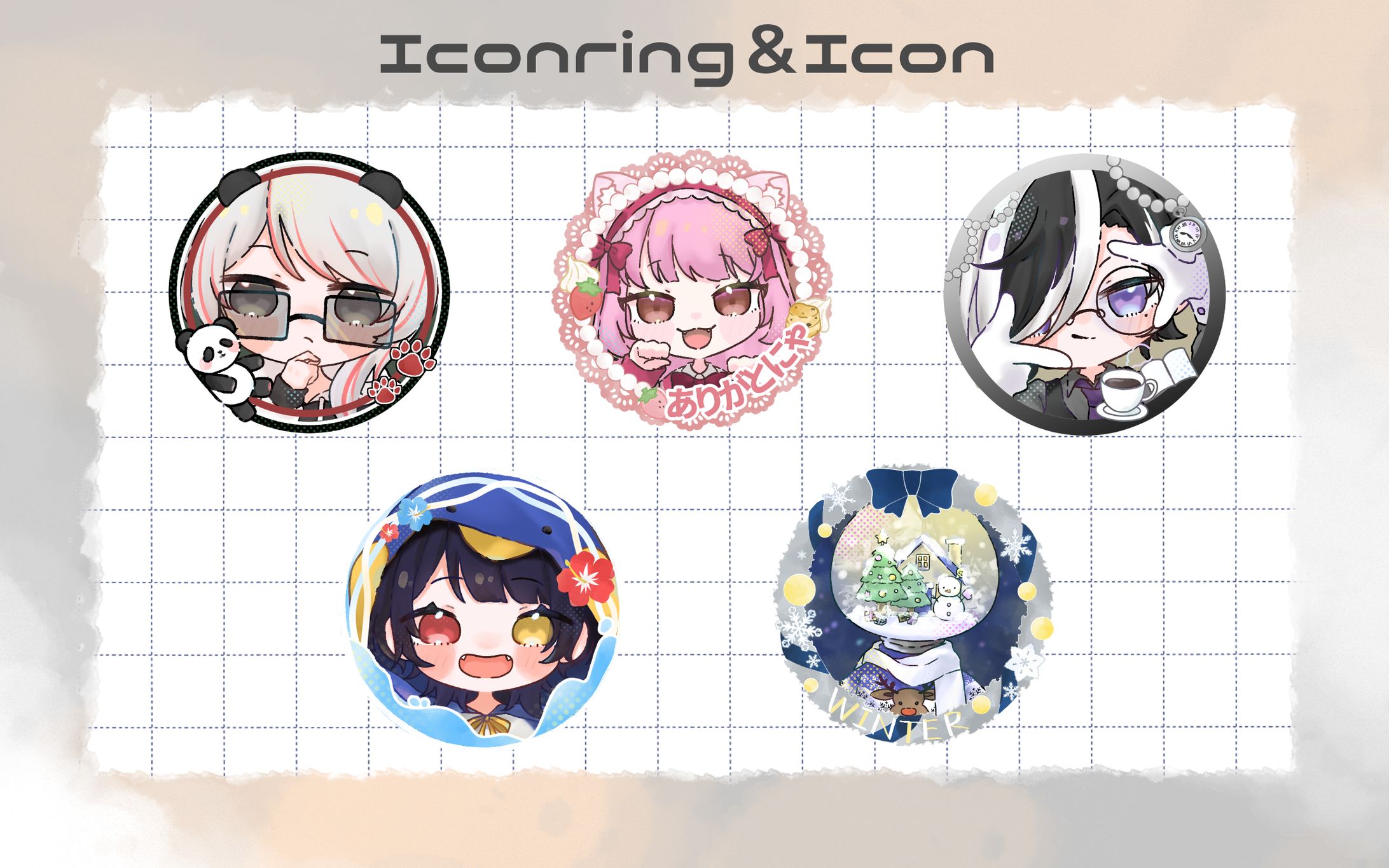 【commission】アイコンリング＆アイコン-1
