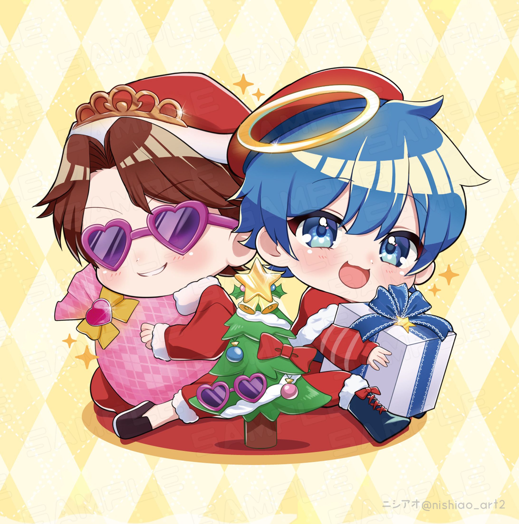 『あかさかの箱』ケーキ用イラスト(Cake.jp)-1