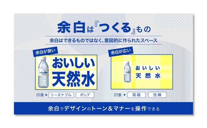 「余白はつくるもの」図解デザイン