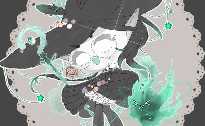 【イラスト】pocket moth, wiggly