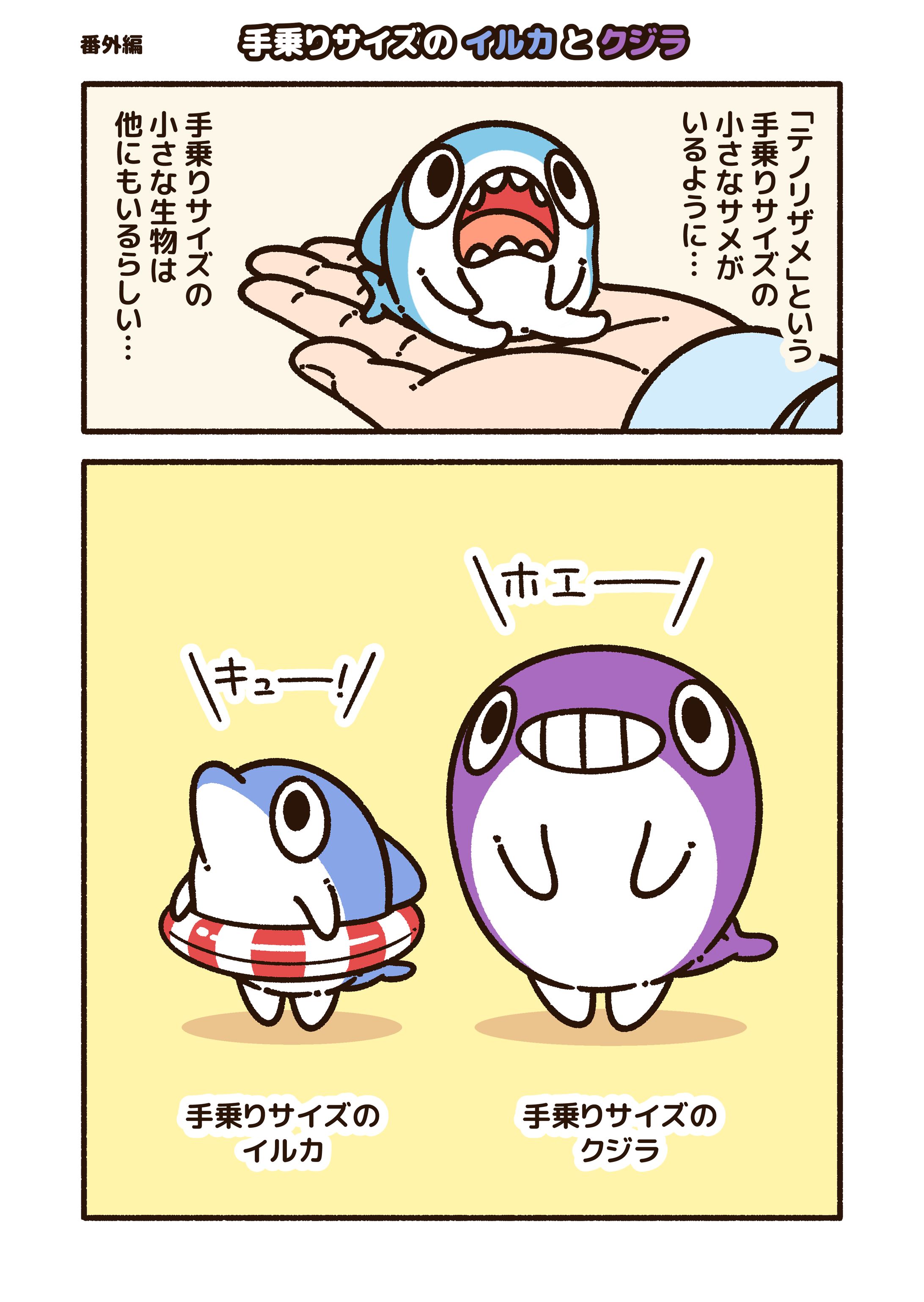 手乗りサイズのイルカとクジラ-1