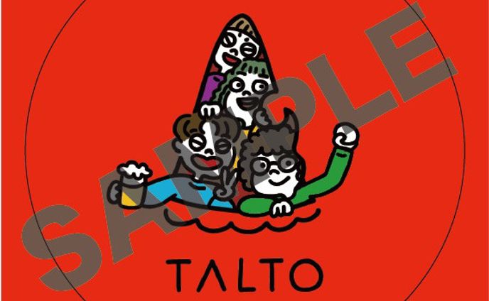 音楽レーベルTALTO キャンペーンステッカーイラスト作成