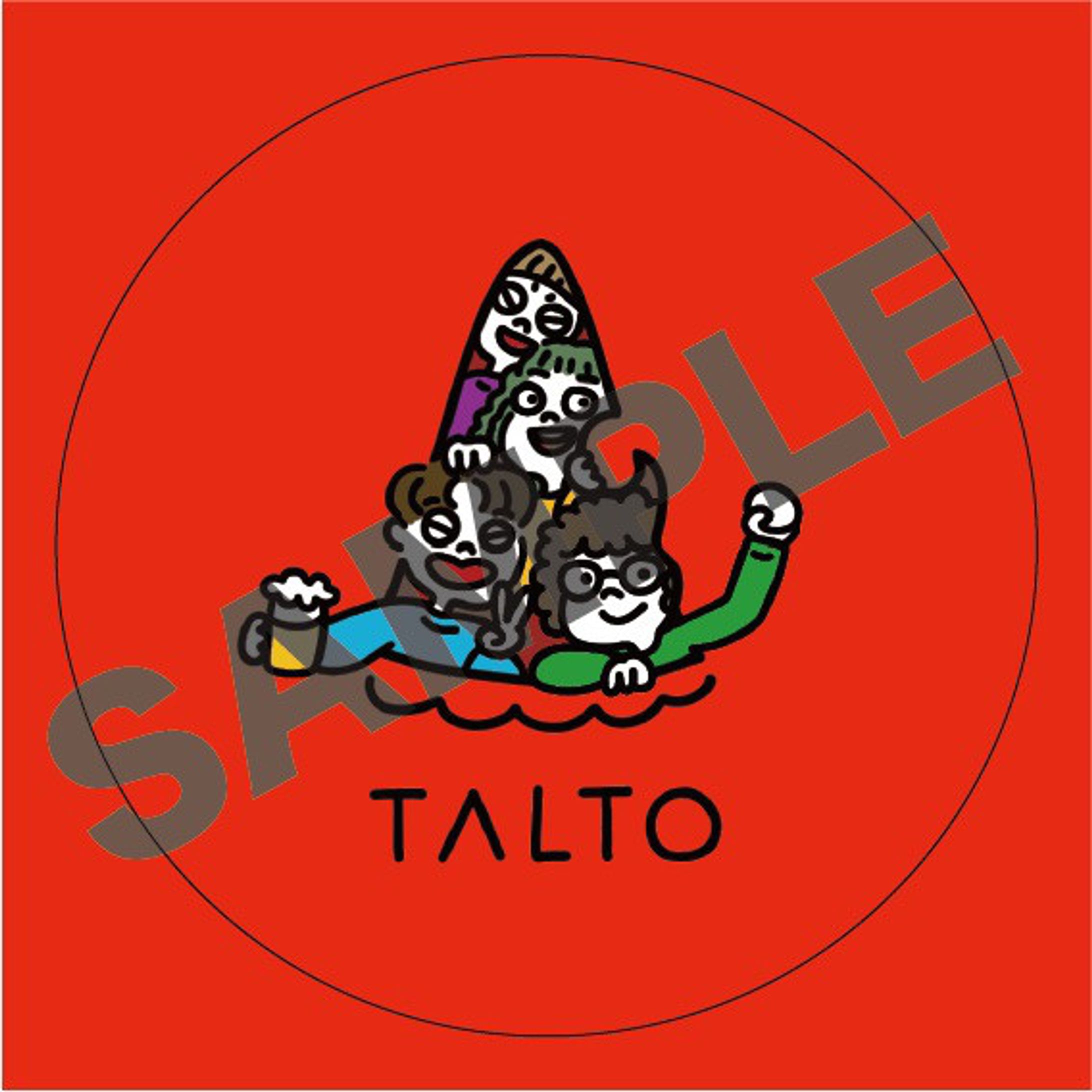 音楽レーベルTALTO キャンペーンステッカーイラスト作成-1
