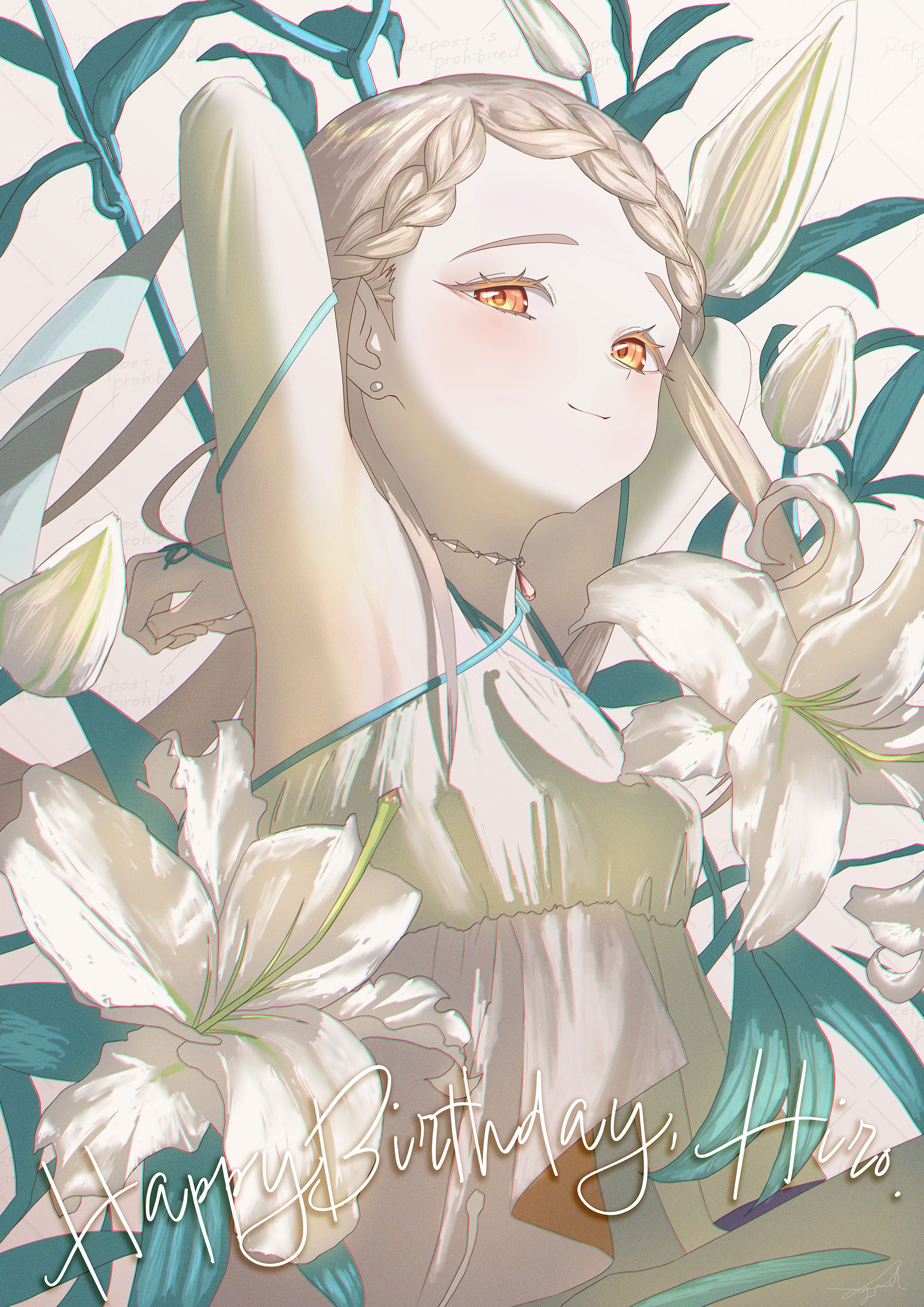 篠澤広 誕生日記念イラスト(24年)-1