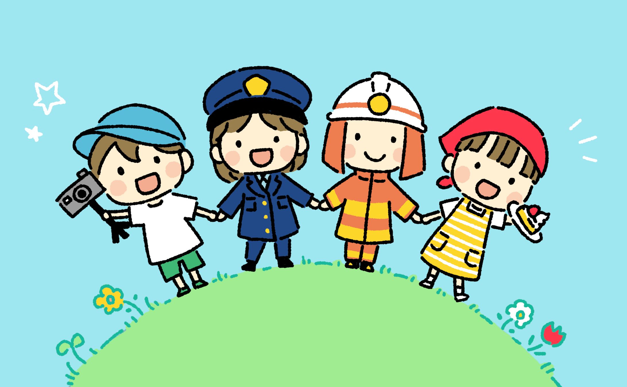 様々な職業の子供達-1