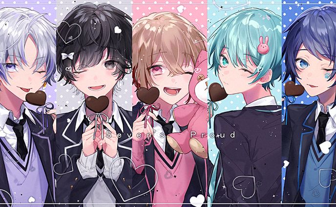 【お仕事】セブプラ様　『世界は恋に落ちている』歌ってみたイラスト