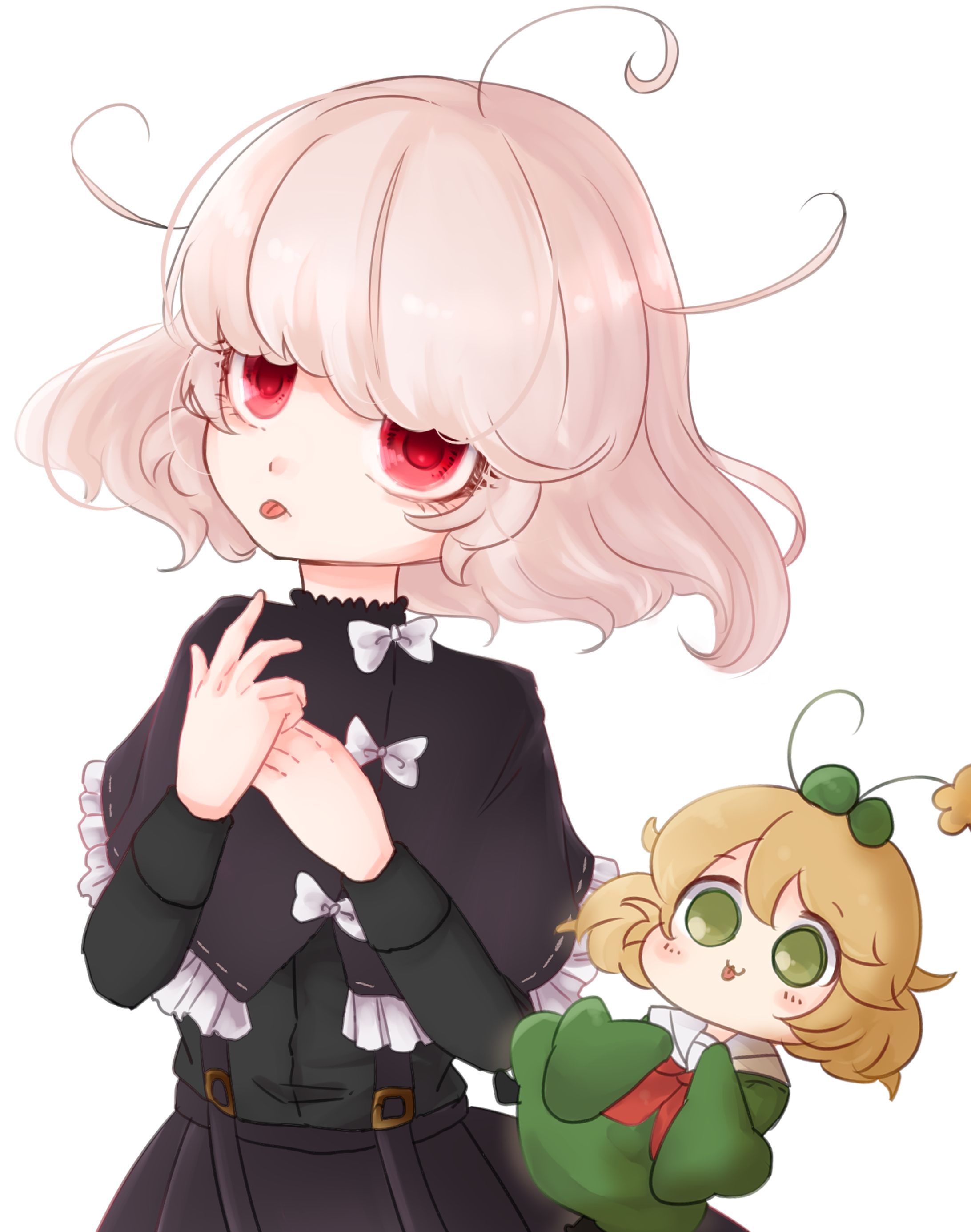 【オリジナル】しあわせちゃん&お花ちゃん-1
