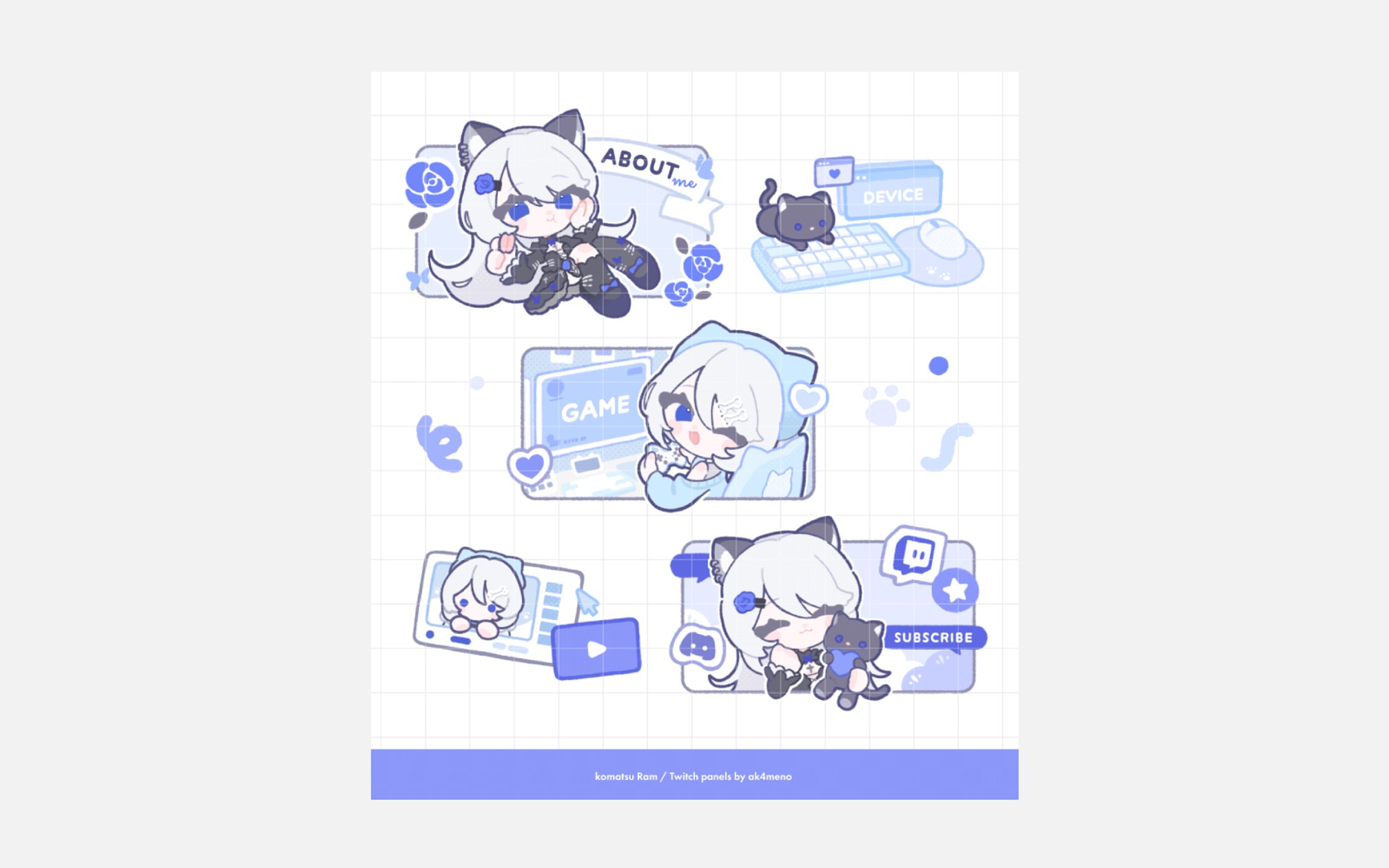 skeb / Twitch パネルイラスト-1