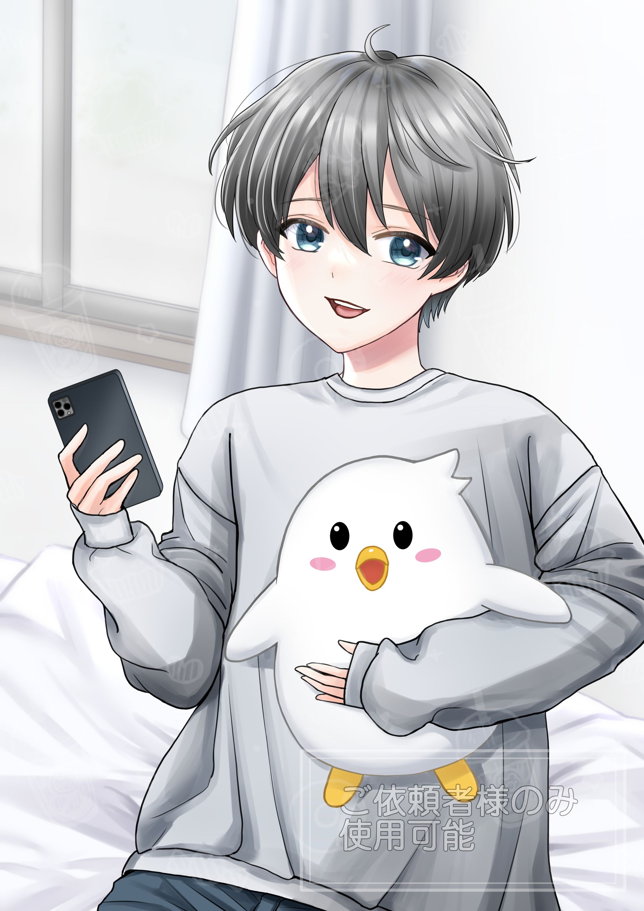 優しそうな男性イラスト-1