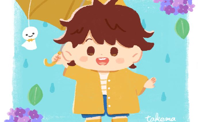 【イラスト】5月　男の子