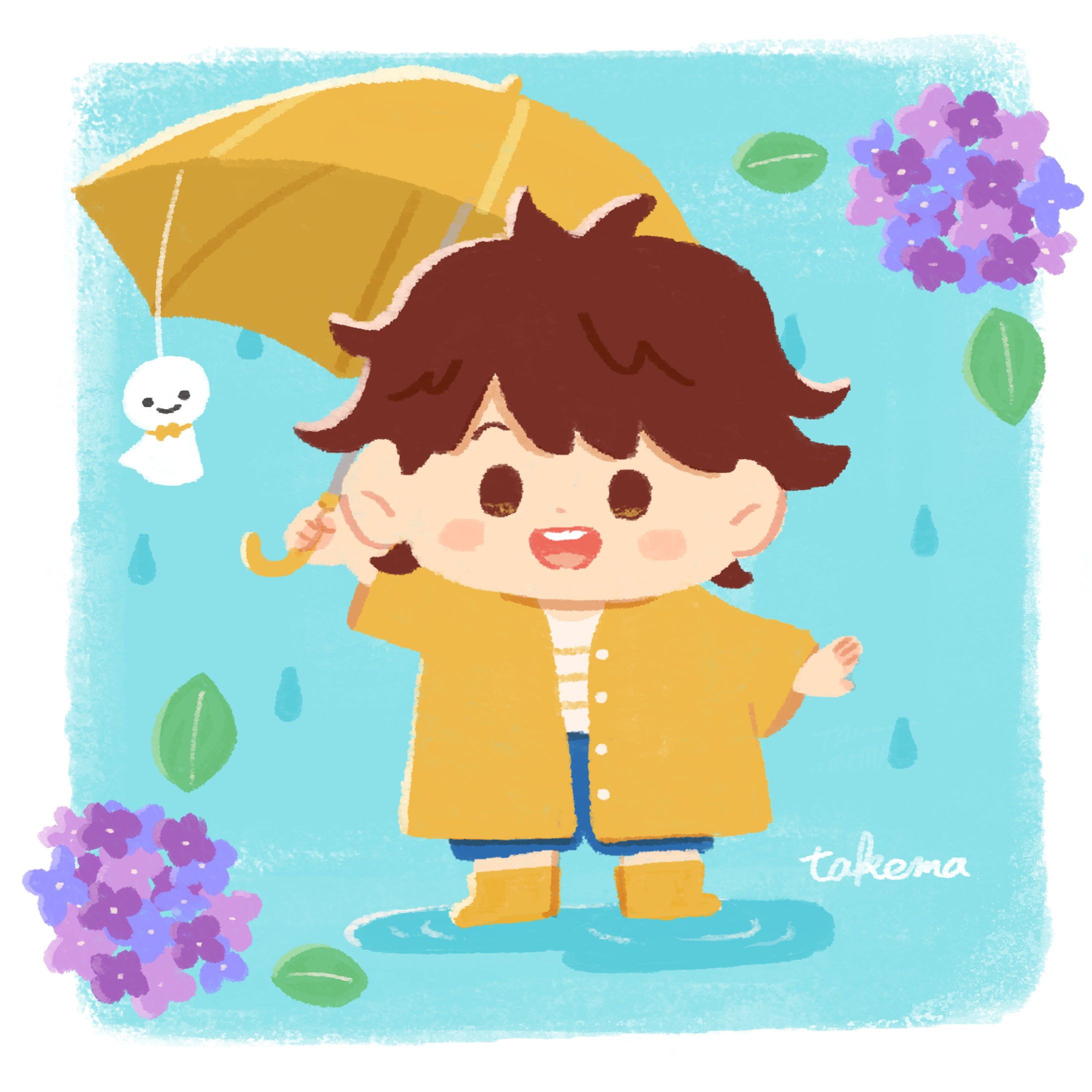 【イラスト】5月　男の子-1