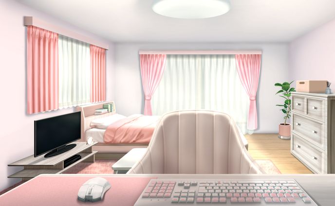 女子のナチュラルな部屋