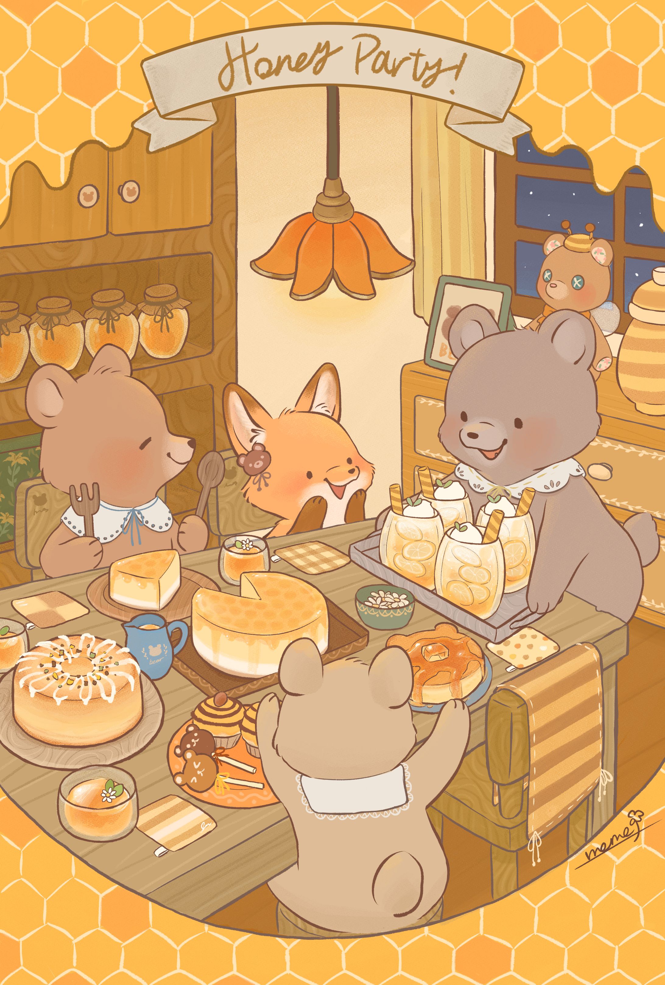 こぐまちゃんのはちみつパーティ-1