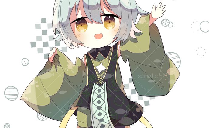 webサービス、ミニキャライラスト