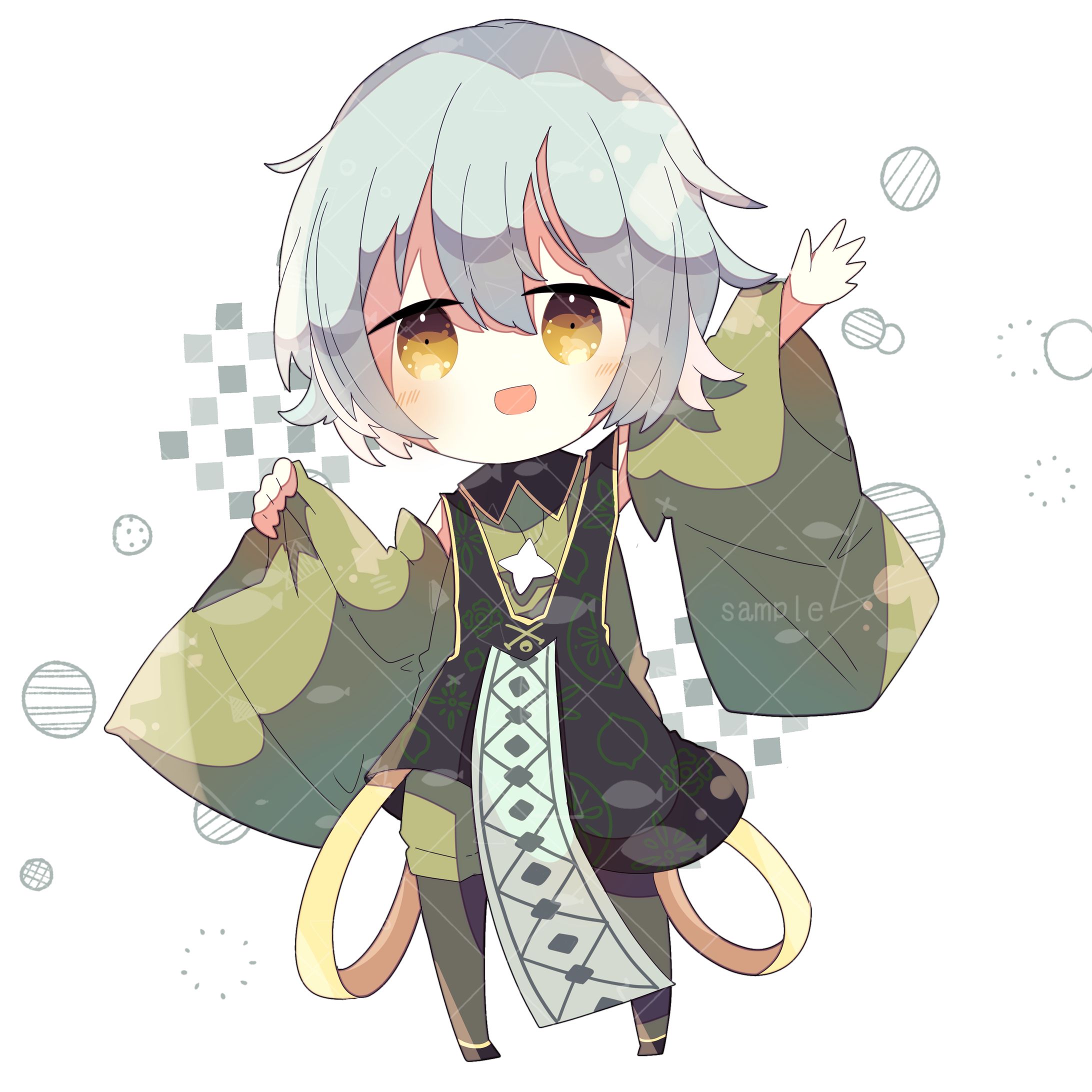 Skeb yamaimo様／ミニキャライラスト-1