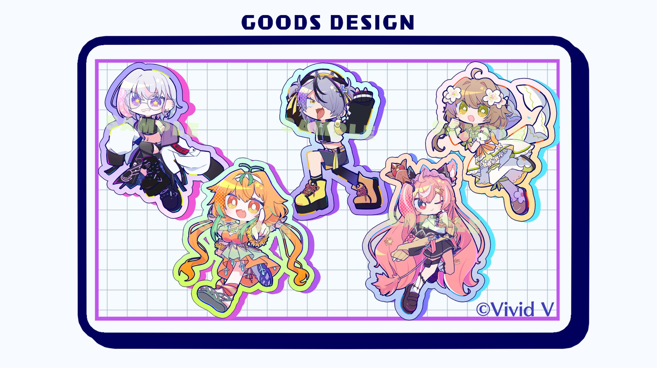 【グッズ用イラスト】Vivid V様-1