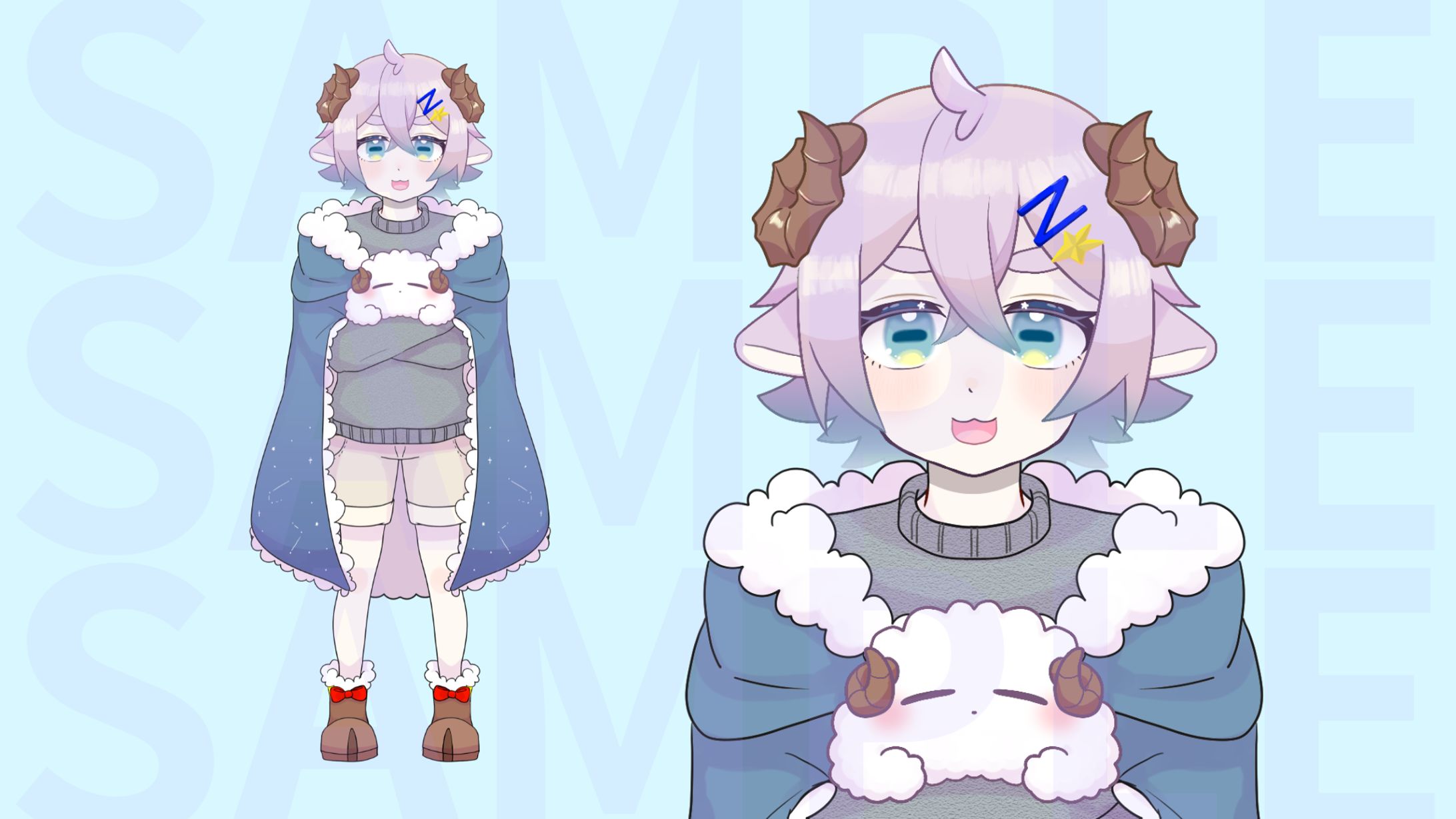 Vねねむい　立ち絵-1