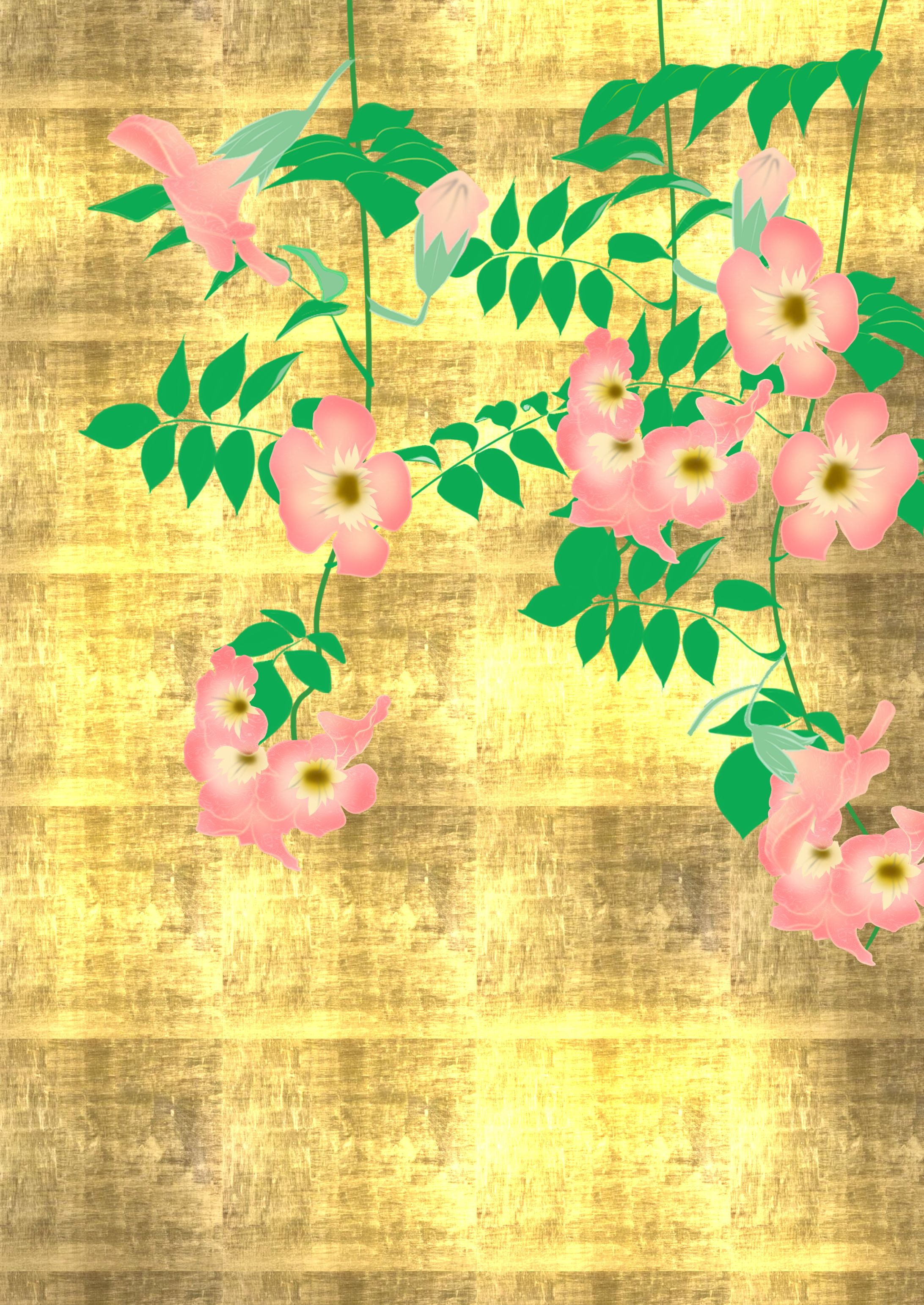 ノウゼンカズラ・その他花たち-1