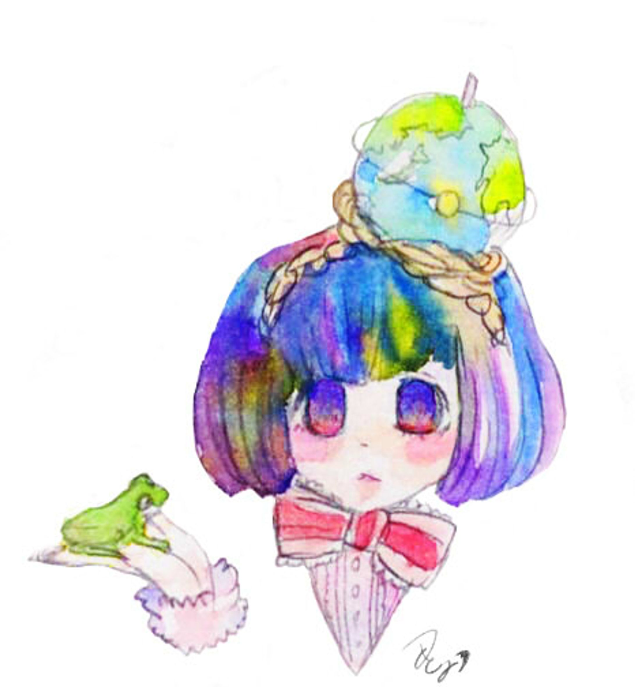 地球儀少女-1