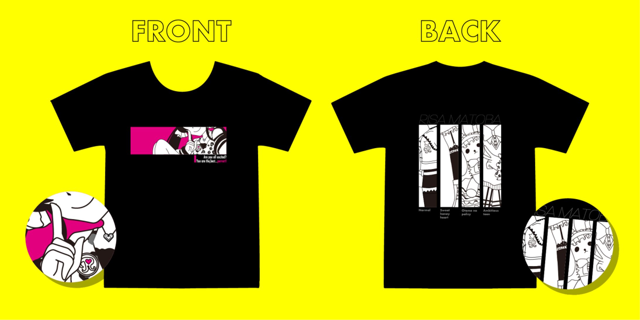 的場梨沙アフターTシャツ企画　Tシャツデザイン-1