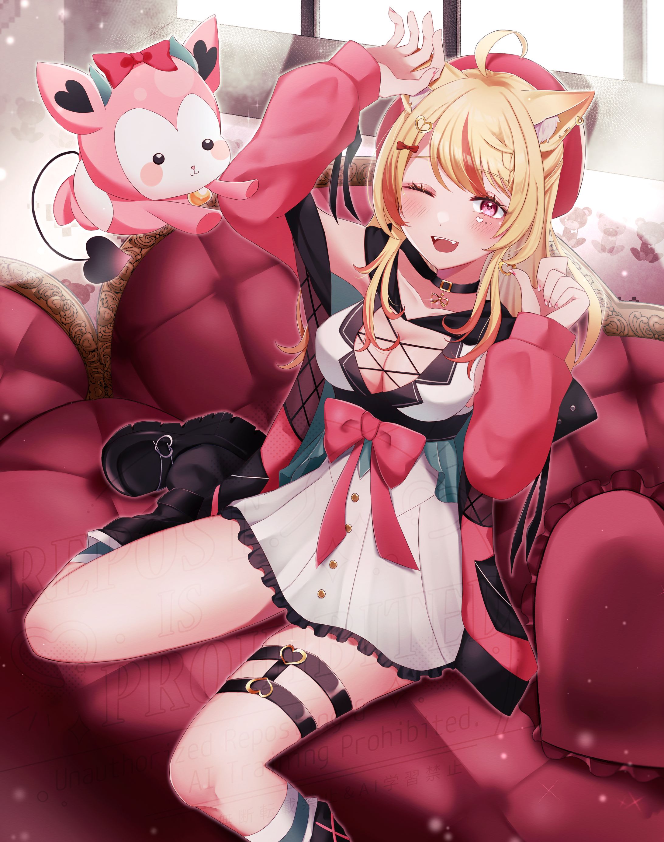 【イラスト】杠葉 凪様 背景付き一枚絵-1