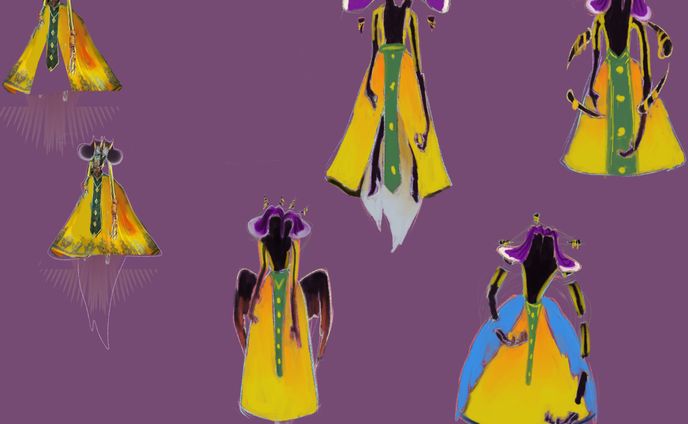 color、character & costume designs