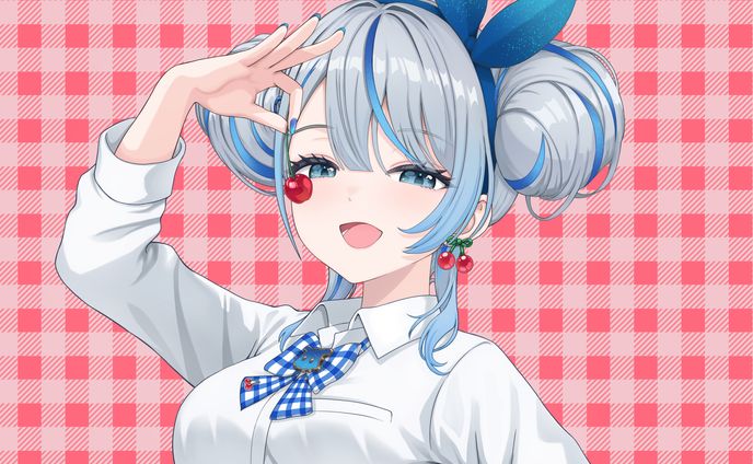 雨海ルカ様 『チェリーポップ』 歌ってみたイラスト２