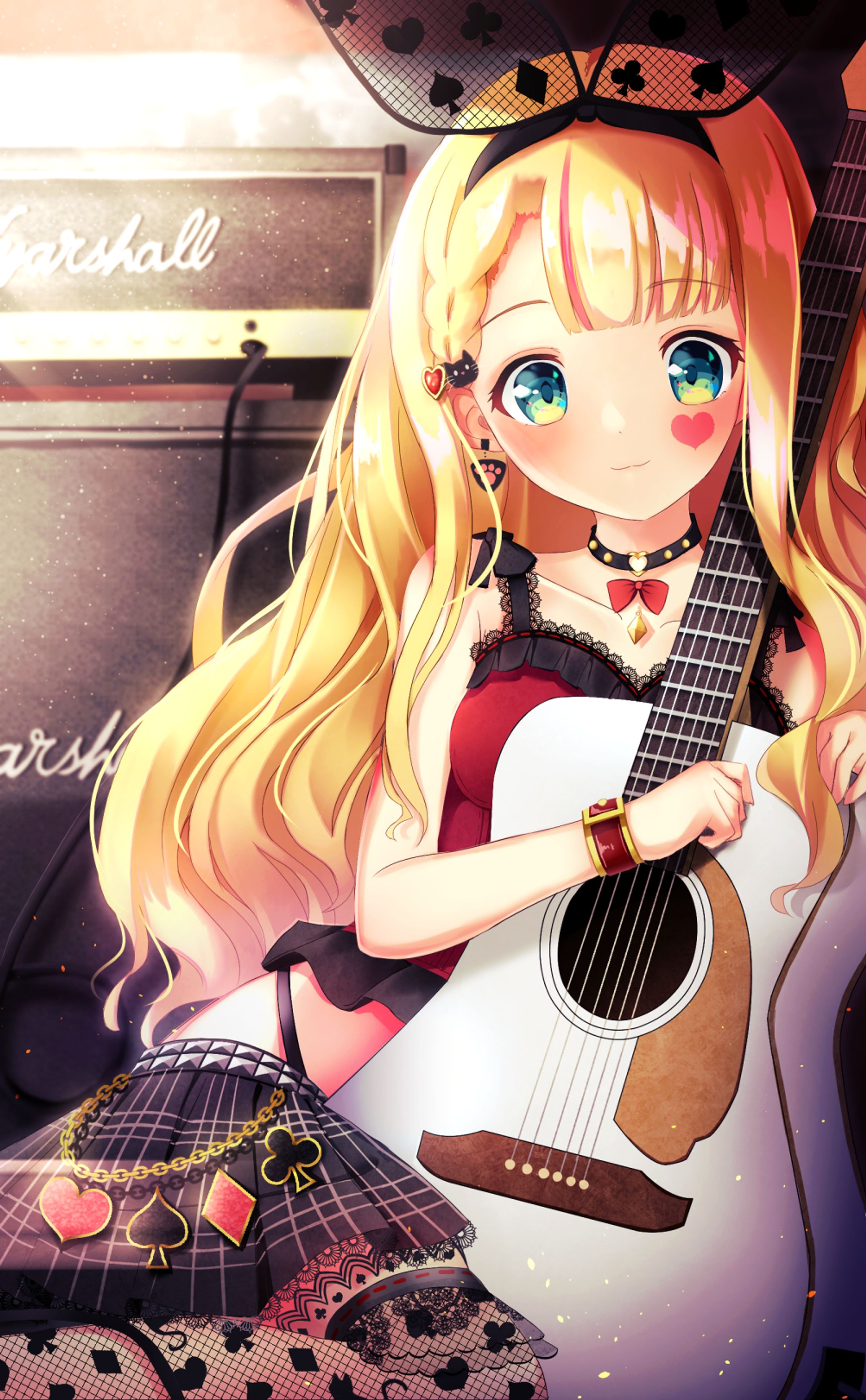[VtuberFanArt]物述有栖さん(ギター)-1