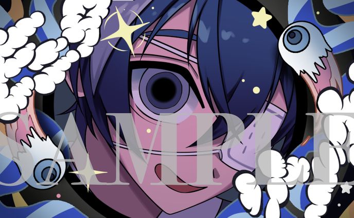【個人様】モニタリング/歌ってみたサムネイルイラスト